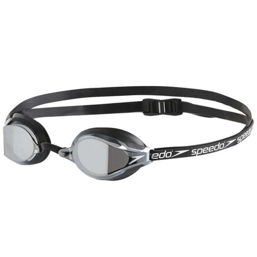 Men'S Swimming Goggles * | Speedo Goggles Racing Fastskin Speedsocket 2 Mirror Black Silver