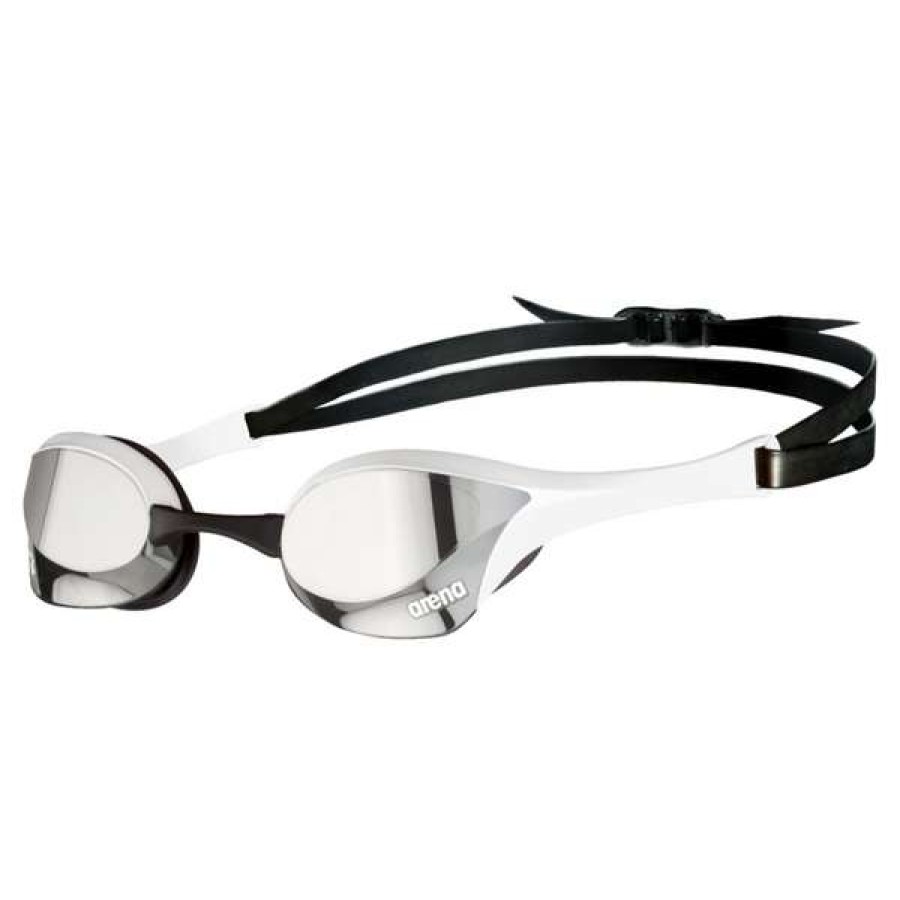 Women'S Swimming Goggles * | Arena Cobra Ultra Swipe Mirror White/Silver