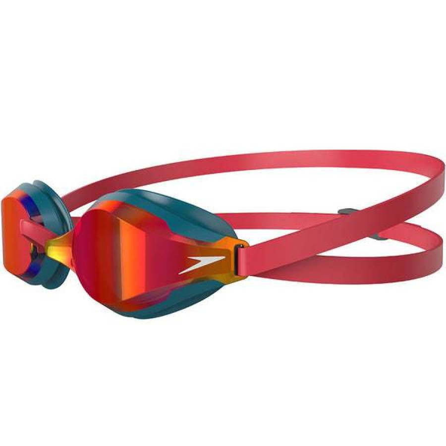 Training Goggles * | Speedo Goggles Racing Speedsocket 2 Mirror Red/Blue