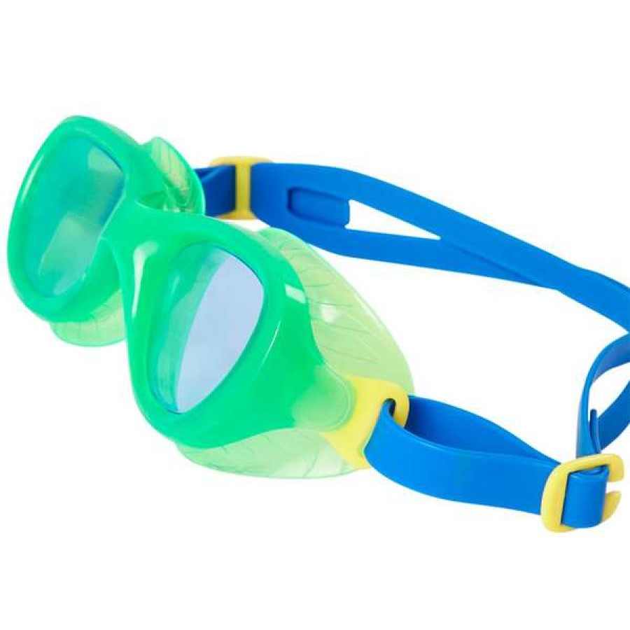 Girls Swimming Goggles * | Speedo Goggles Junior Futura Classic Green Blue