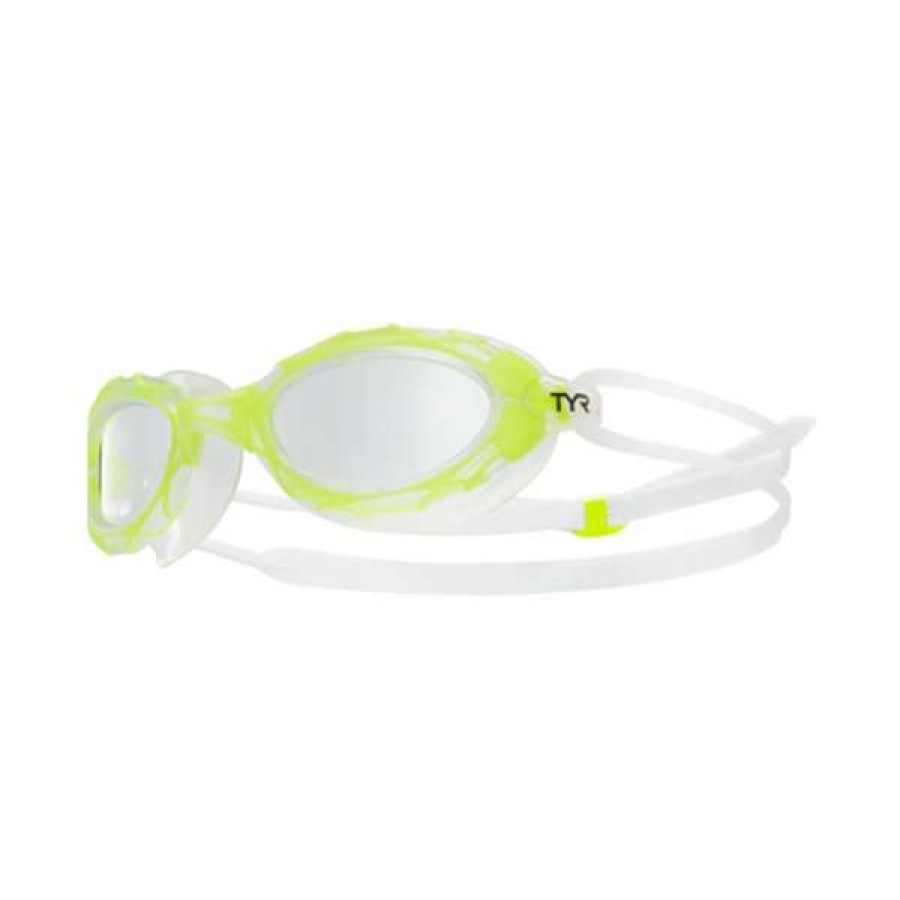 Men'S Swimming Goggles * | Tyr Goggles Nest Pro Clear/Yellow