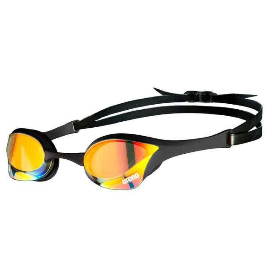 Training Goggles * | Arena Cobra Ultra Swipe Mirror Yellow/Copper/Black