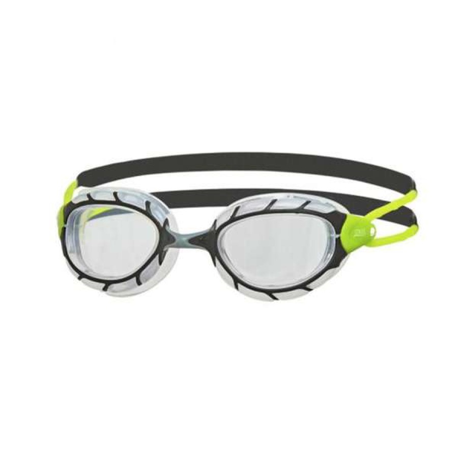 Triathlon & Open Water Swimming Goggles * | Zoggs Goggles Predator Black/Clear