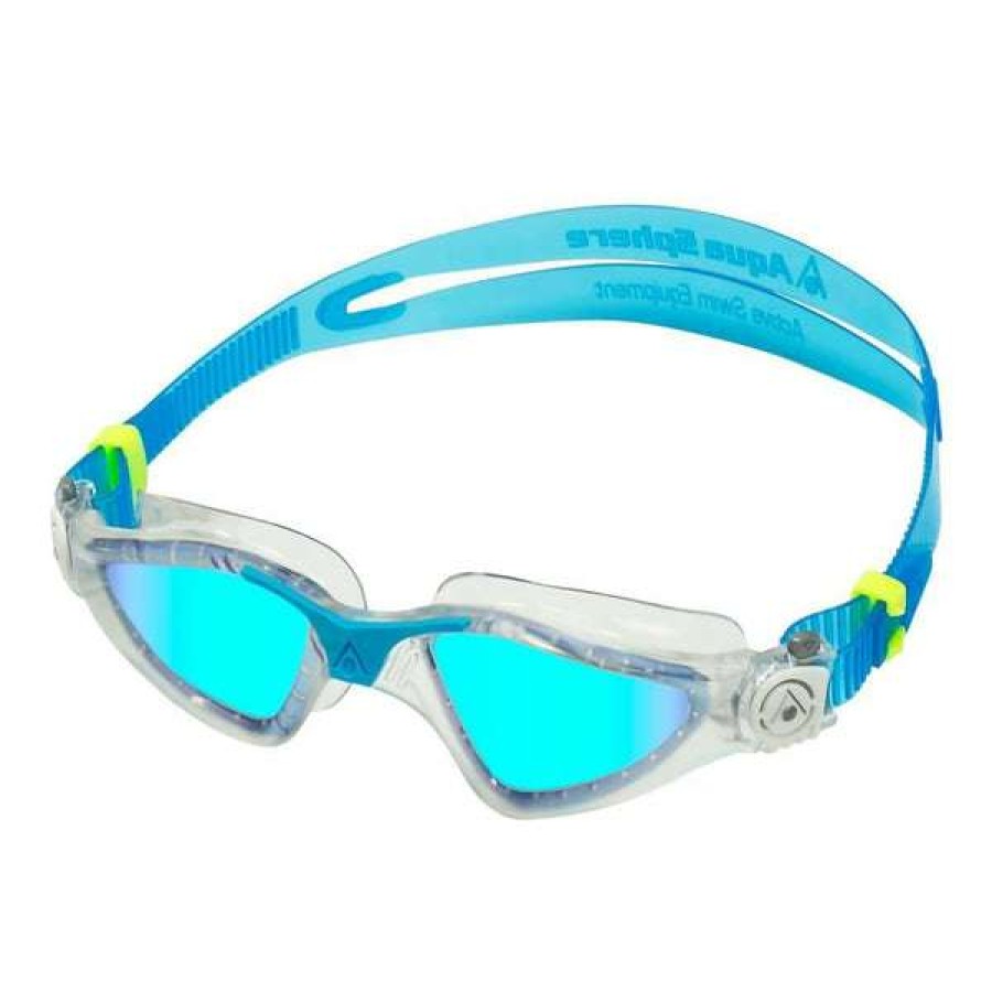 Women'S Swimming Goggles * | Aquasphere Goggles Kayenne Blue Titanium Mirror