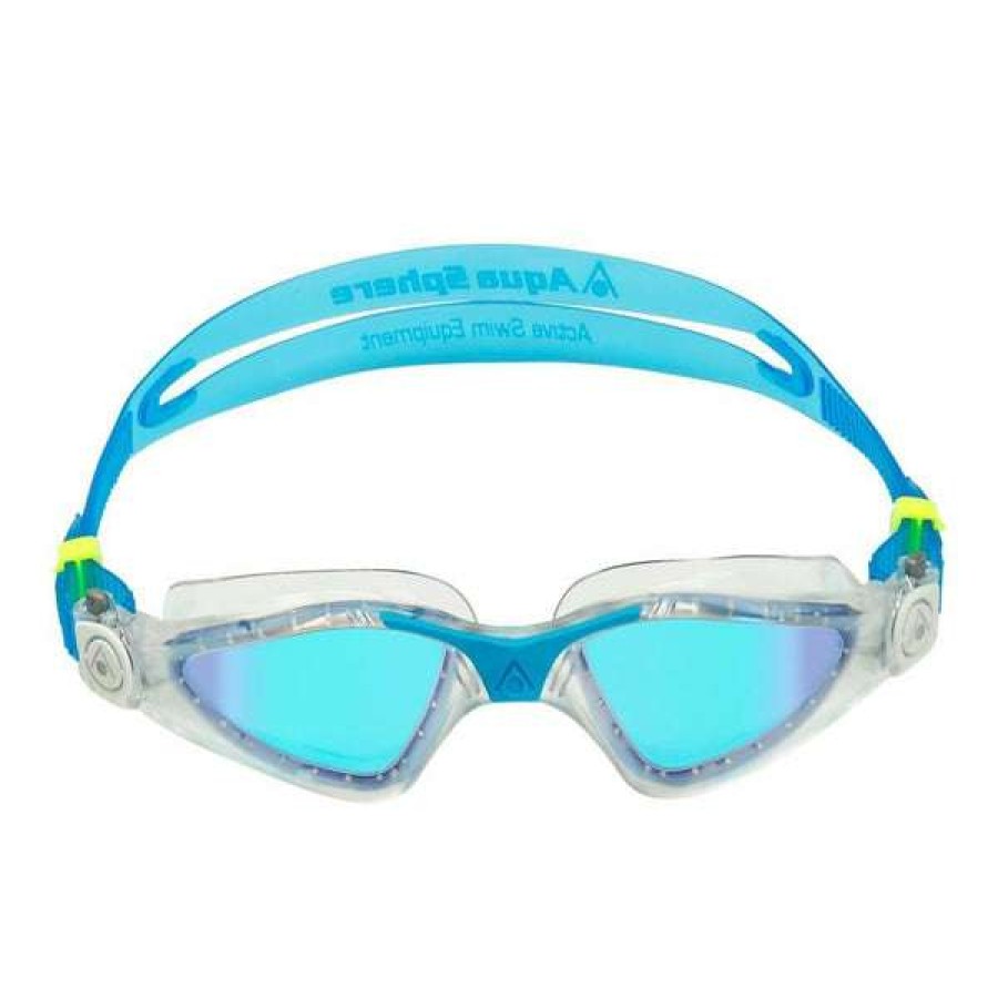 Women'S Swimming Goggles * | Aquasphere Goggles Kayenne Blue Titanium Mirror