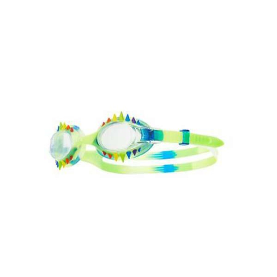 Girls Swimming Goggles * | Tyr Goggles Spikes Swimple Tie Dye Kids Blue/Clear