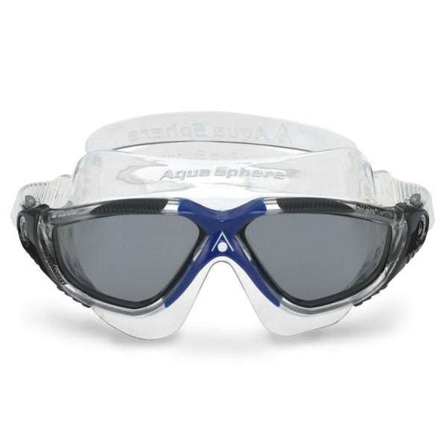 Women'S Swimming Goggles * | Aquasphere Goggles Vista Smoke Lens Navy-Grey