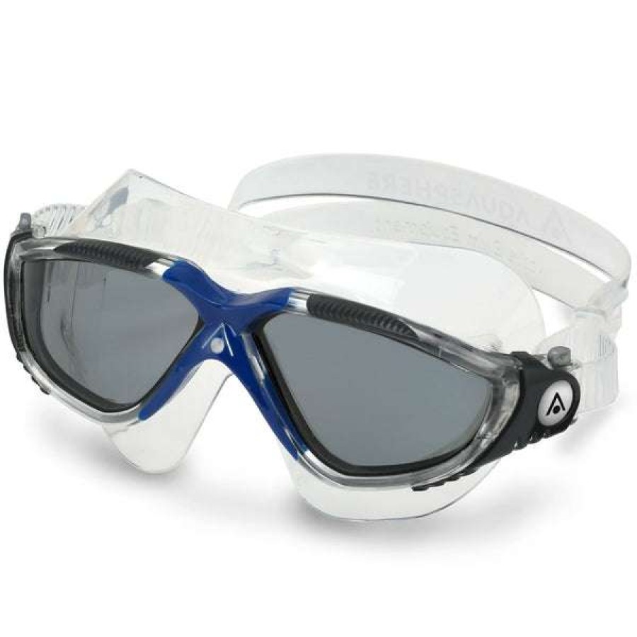 Women'S Swimming Goggles * | Aquasphere Goggles Vista Smoke Lens Navy-Grey