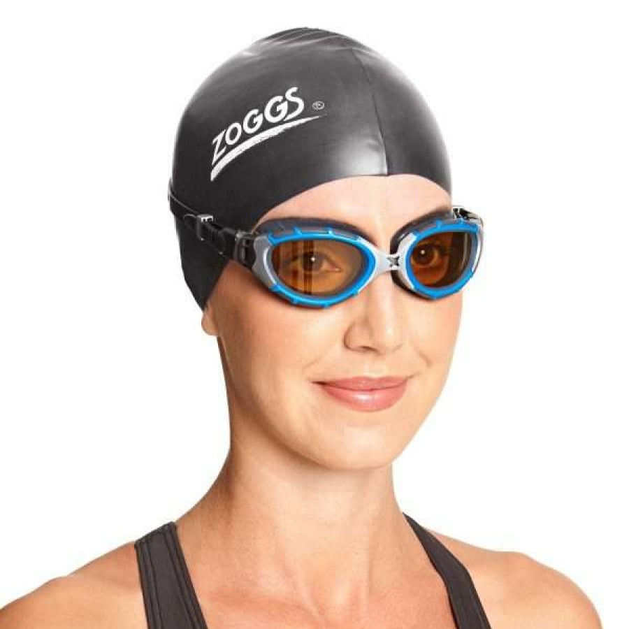 Women'S Swimming Goggles * | Zoggs Goggles Predator Flex Polarized Ultra Reactor Grey/Blue/Black