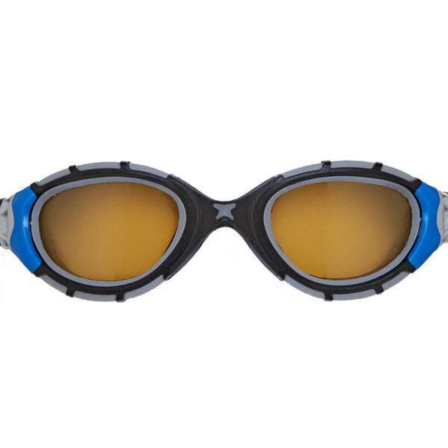 Women'S Swimming Goggles * | Zoggs Goggles Predator Flex Polarized Ultra Reactor Grey/Blue/Black