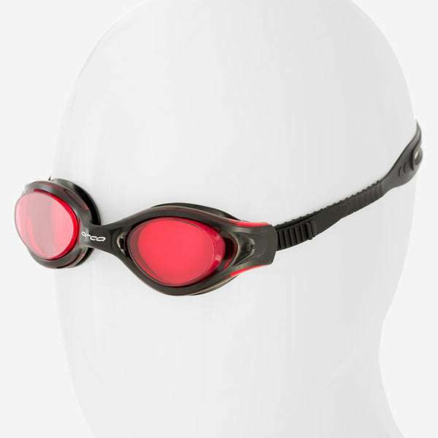 Triathlon & Open Water Swimming Goggles * | Orca Goggles Killa Vision Black/Red