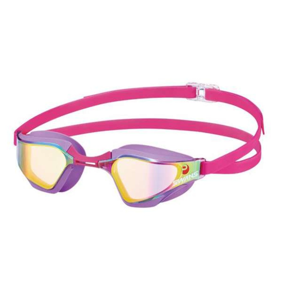 Women'S Swimming Goggles * | Swans Valkyrie Mirrored Purple Ruby