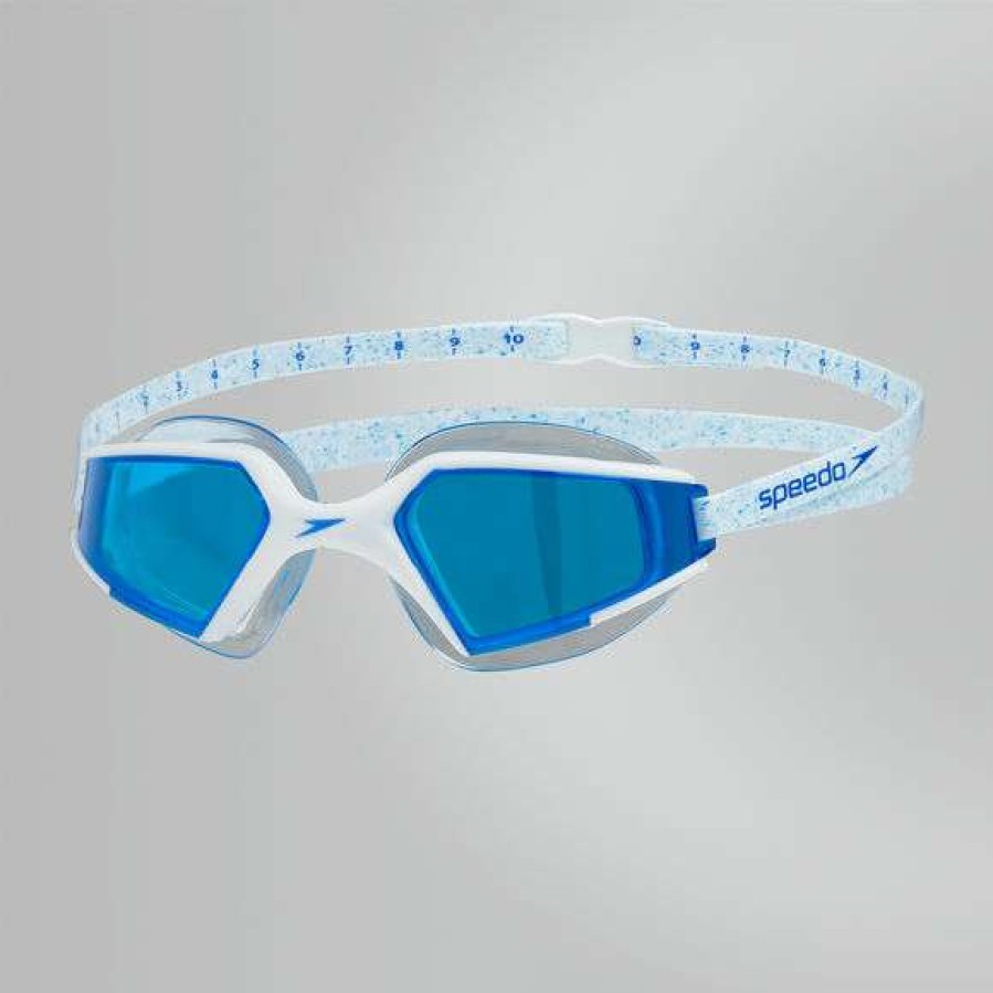 Men'S Swimming Goggles * | Speedo Goggles Aquapulse Max 2 Blue White