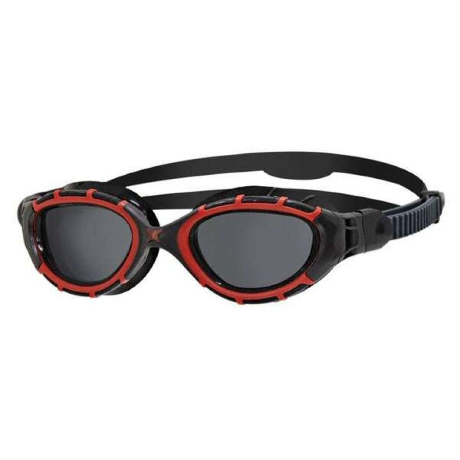 Women'S Swimming Goggles * | Zoggs Goggles Predator Flex Polarized Black/Red