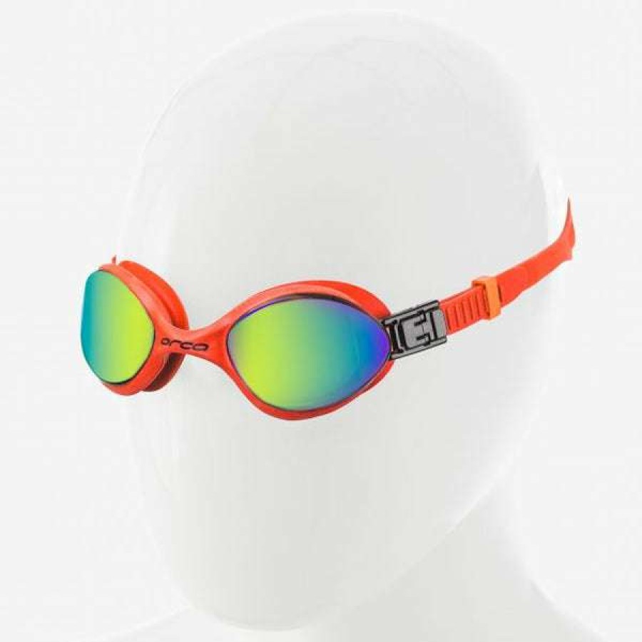 Women'S Swimming Goggles * | Orca Goggles Killa 180 Orange/Mirrored