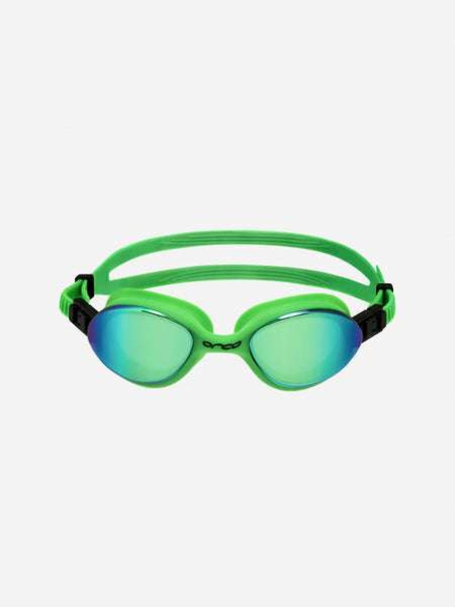 Triathlon & Open Water Swimming Goggles * | Orca Goggles Killa 180 Green/Mirrored