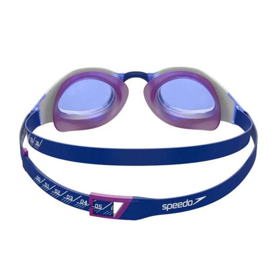 Men'S Swimming Goggles * | Speedo Fastskin Goggles Hyper Elite Pink/Blue