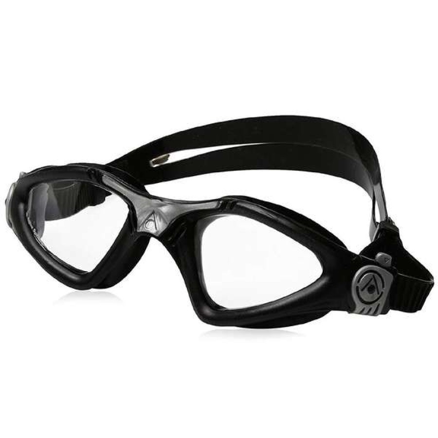 Women'S Swimming Goggles * | Aquasphere Goggles Kayenne Clear Lens Black & Silver