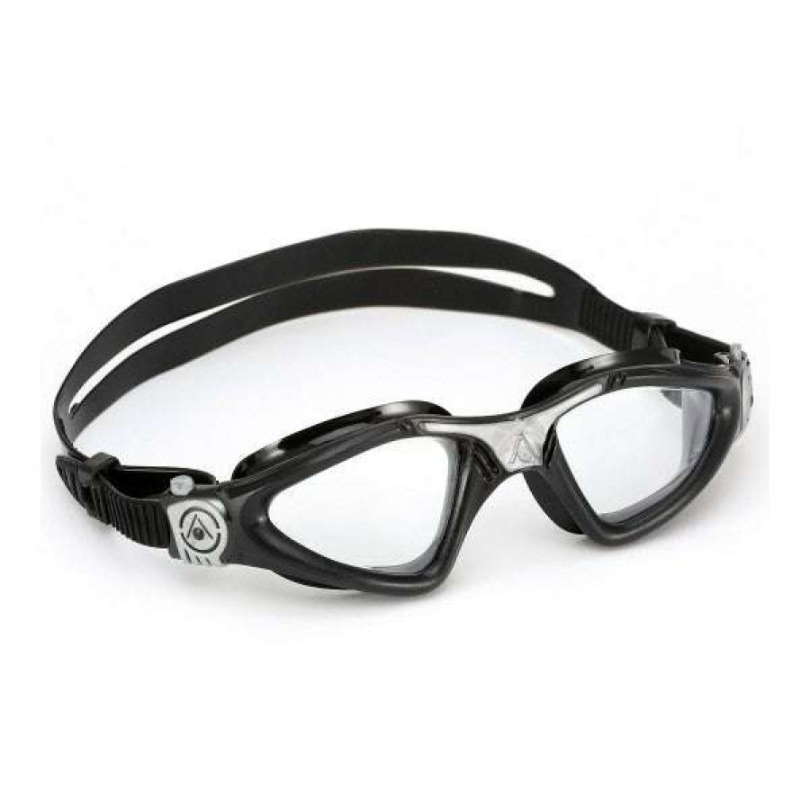 Women'S Swimming Goggles * | Aquasphere Goggles Kayenne Clear Lens Black & Silver