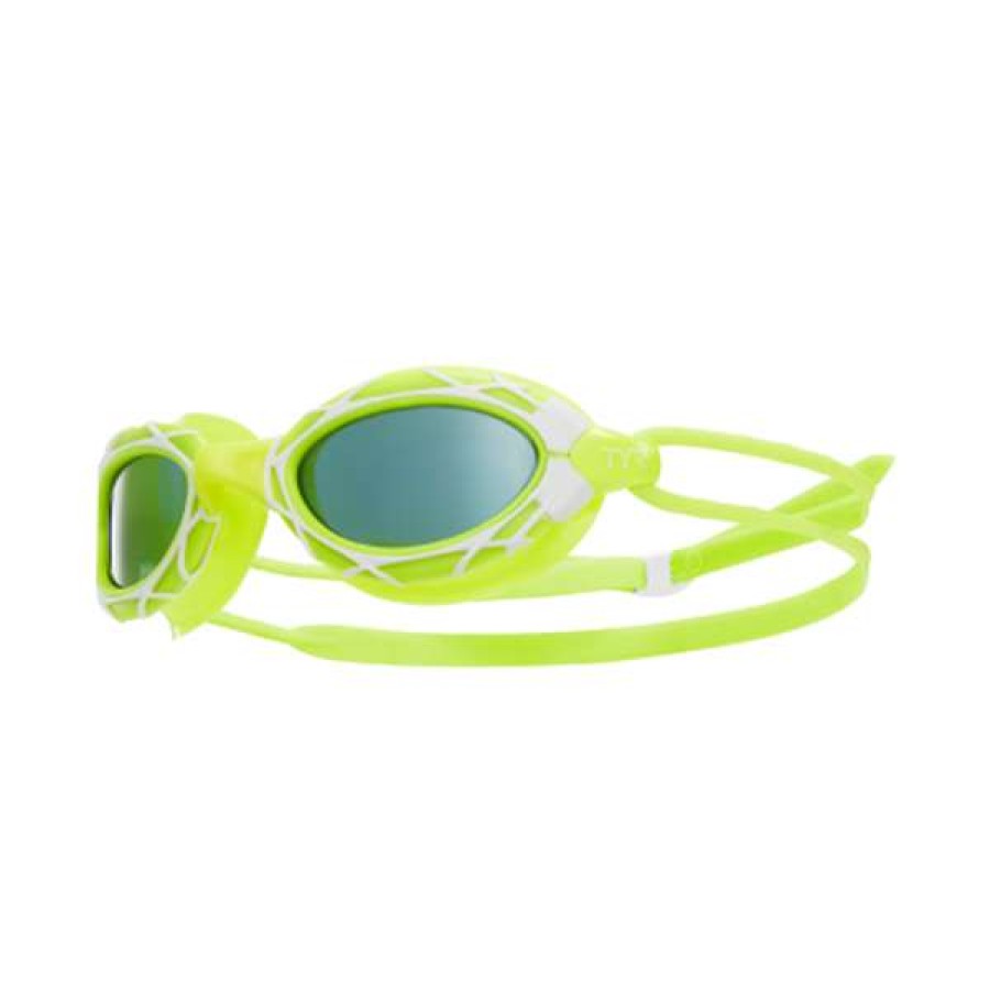 Men'S Swimming Goggles * | Tyr Goggles Nest Pro Nano Smoke/Yellow