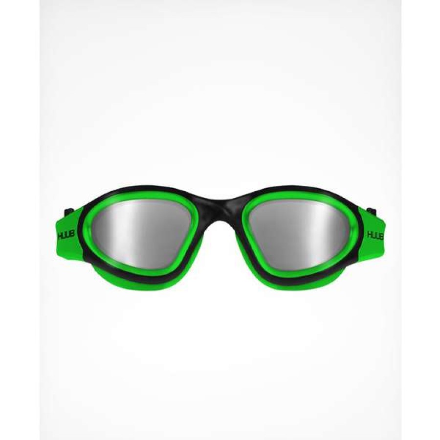 Training Goggles * | Huub Aphotic Swim Goggle Green Polarised Mirror