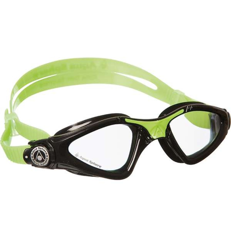 Girls Swimming Goggles * | Aquasphere Goggles Kayenne Junior Green/Black