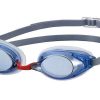 Racing Swimming Goggles * | Swans Goggles Racing Goggles Sr2M Blue Silver