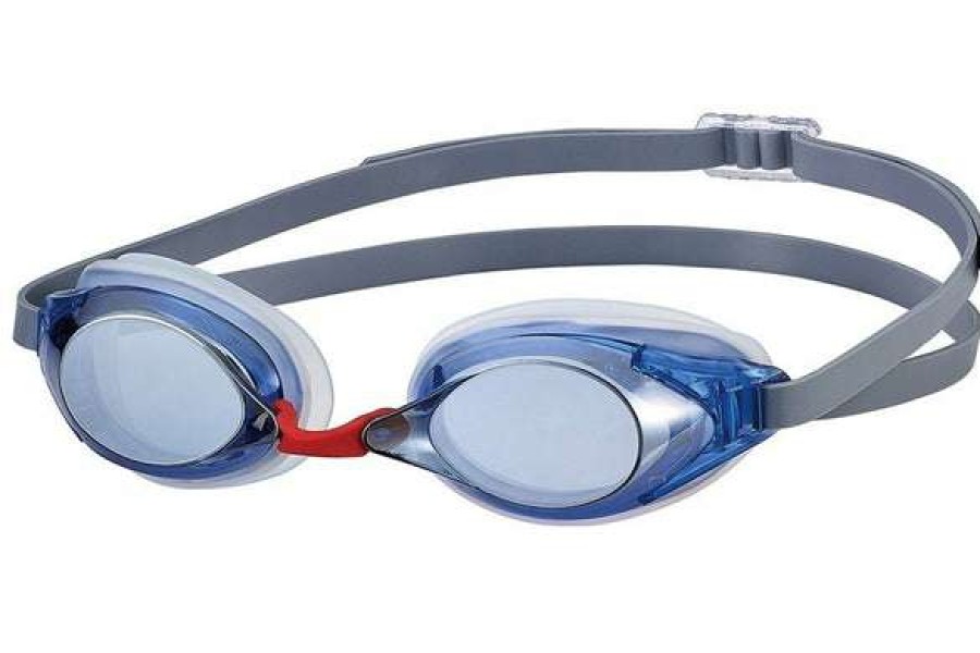 Racing Swimming Goggles * | Swans Goggles Racing Goggles Sr2M Blue Silver