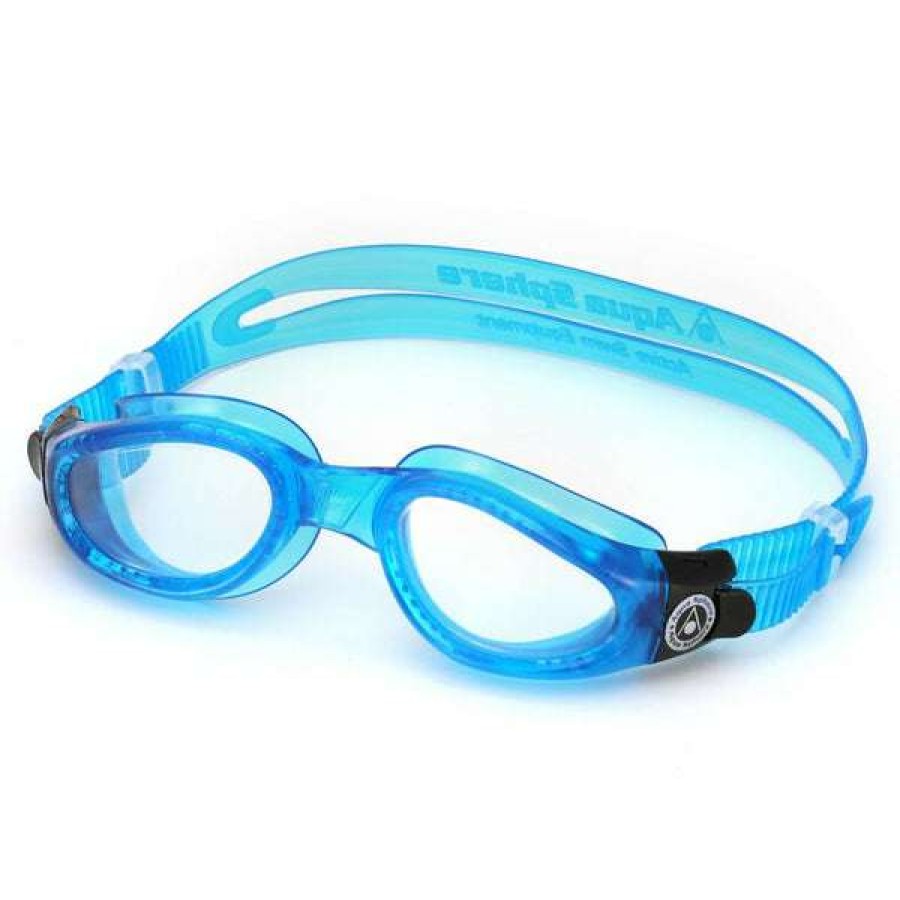 Men'S Swimming Goggles * | Aquasphere Goggles Blue Kaiman Clear Lens