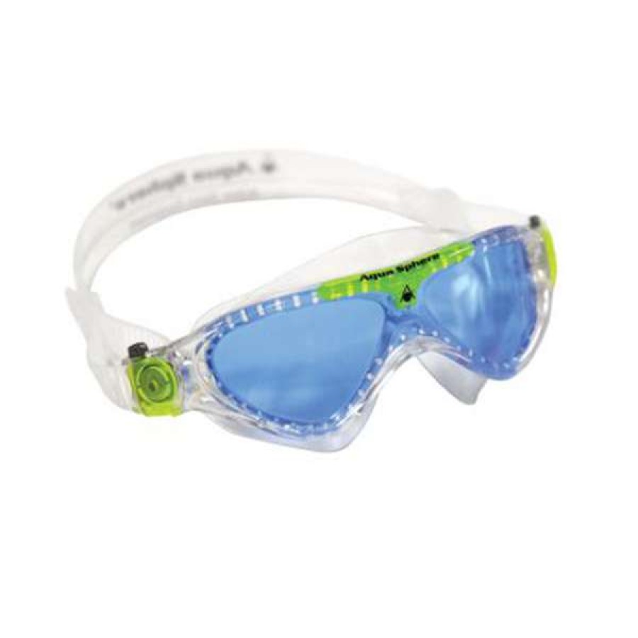 Boys Swimming Goggles * | Aquasphere Goggles Vista Junior Clear Blue Lens