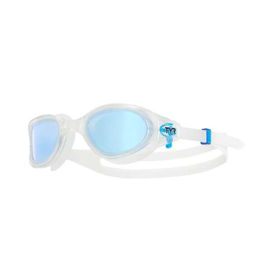 Men'S Swimming Goggles * | Tyr Goggles Special Ops 3.0 Polarized Classic Fit Blue