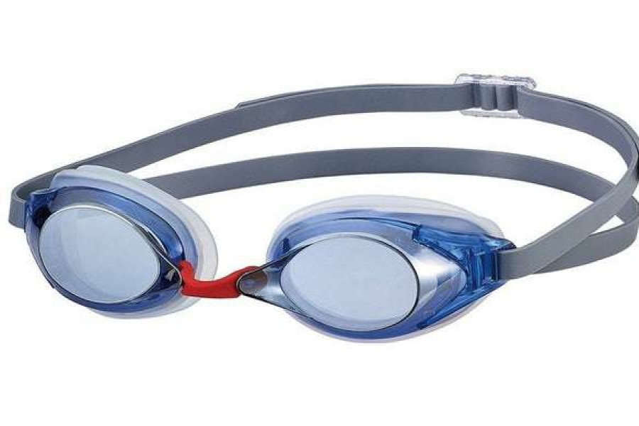 Triathlon & Open Water Swimming Goggles * | Swans Goggles Racing Goggles Sr2M Blue Silver