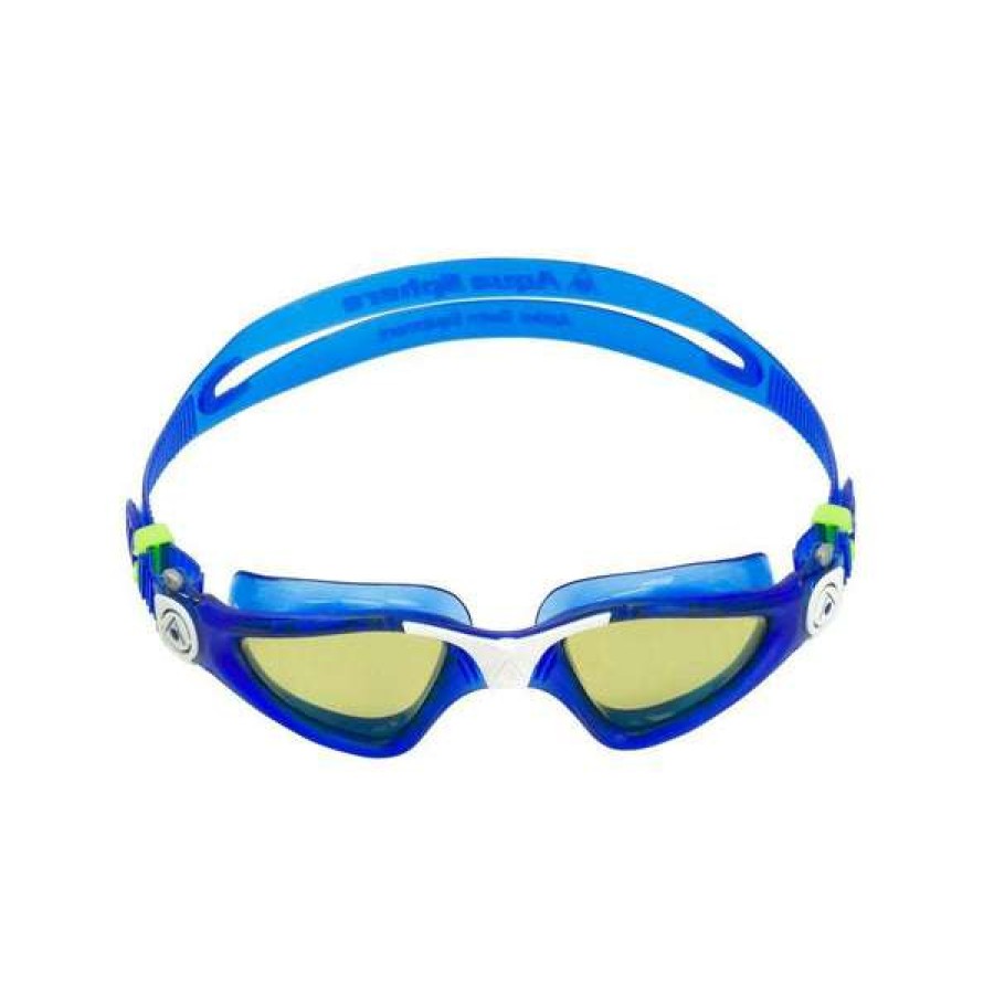 Women'S Swimming Goggles * | Aquasphere Goggles Kayenne Green Polarized Dark Blue/White