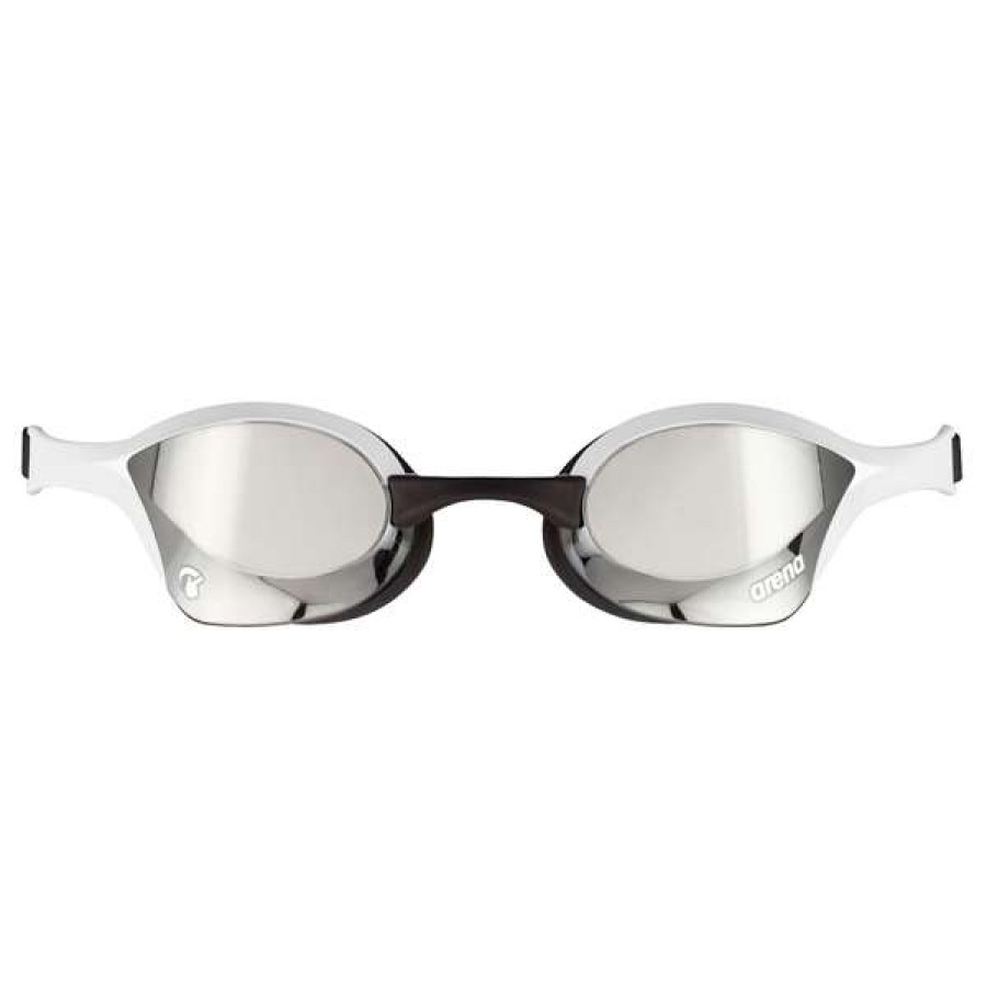 Racing Swimming Goggles * | Arena Cobra Ultra Swipe Mirror White/Silver