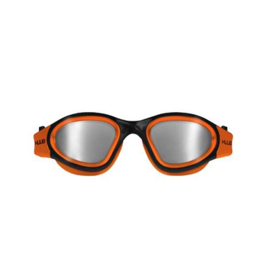 Triathlon & Open Water Swimming Goggles * | Huub Aphotic Swim Goggle Orange Polarised Mirror