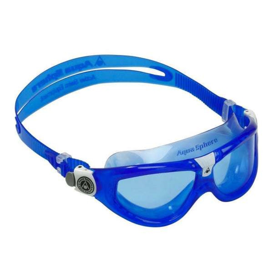 Boys Swimming Goggles * | Aqua Sphere Goggles Seal Kid 2 Blue/White