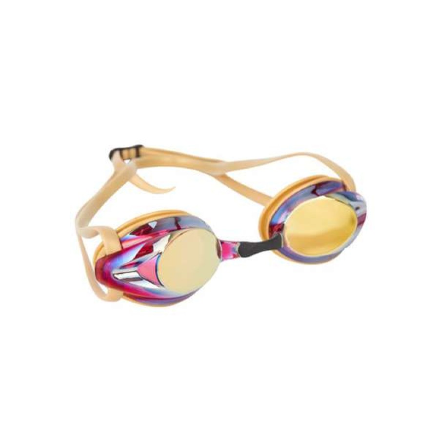 Men'S Swimming Goggles * | Maru Goggles Mirrored Red/Gold