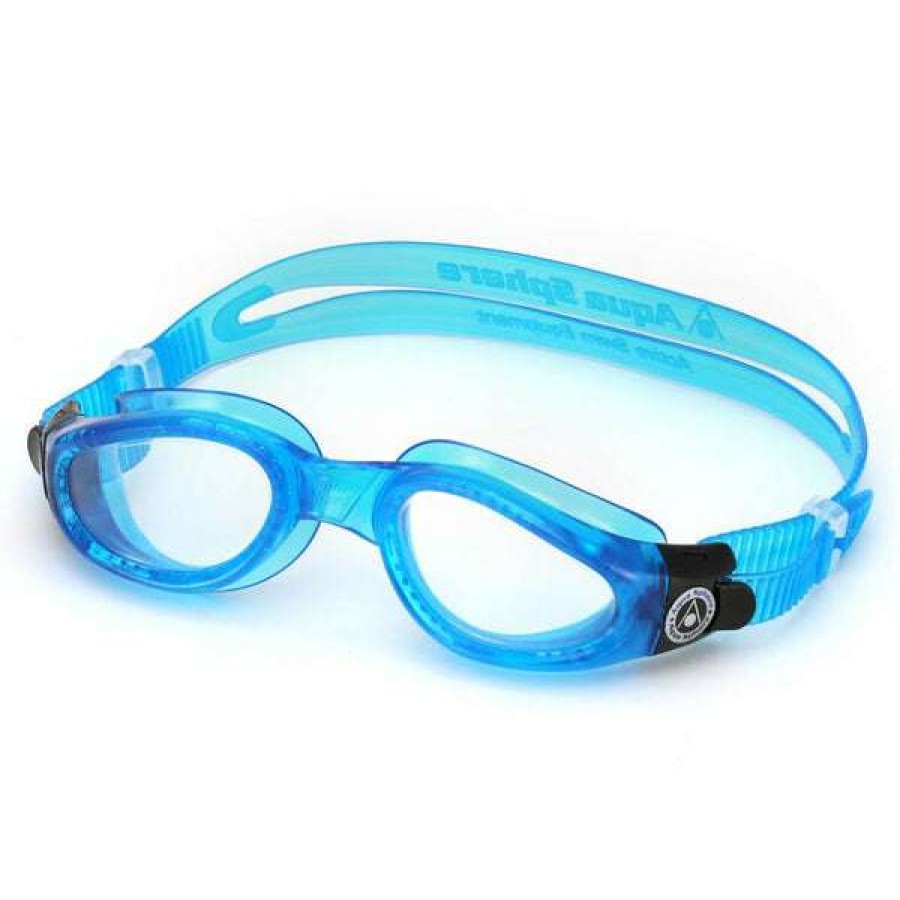 Women'S Swimming Goggles * | Aquasphere Goggles Blue Kaiman Clear Lens