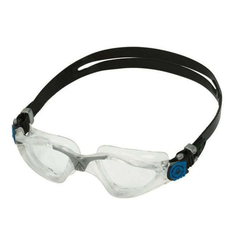 Women'S Swimming Goggles * | Aquasphere Goggles Kayenne Clear Lens Clear Silver Black