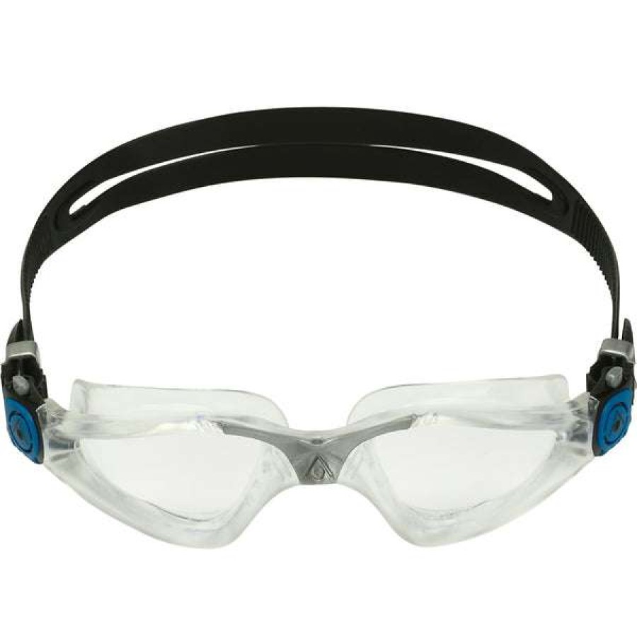 Women'S Swimming Goggles * | Aquasphere Goggles Kayenne Clear Lens Clear Silver Black