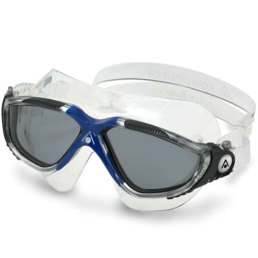 Training Goggles * | Aquasphere Goggles Vista Smoke Lens Navy-Grey