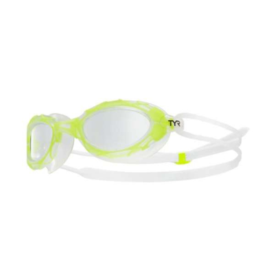 Women'S Swimming Goggles * | Tyr Goggles Nest Pro Clear/Yellow