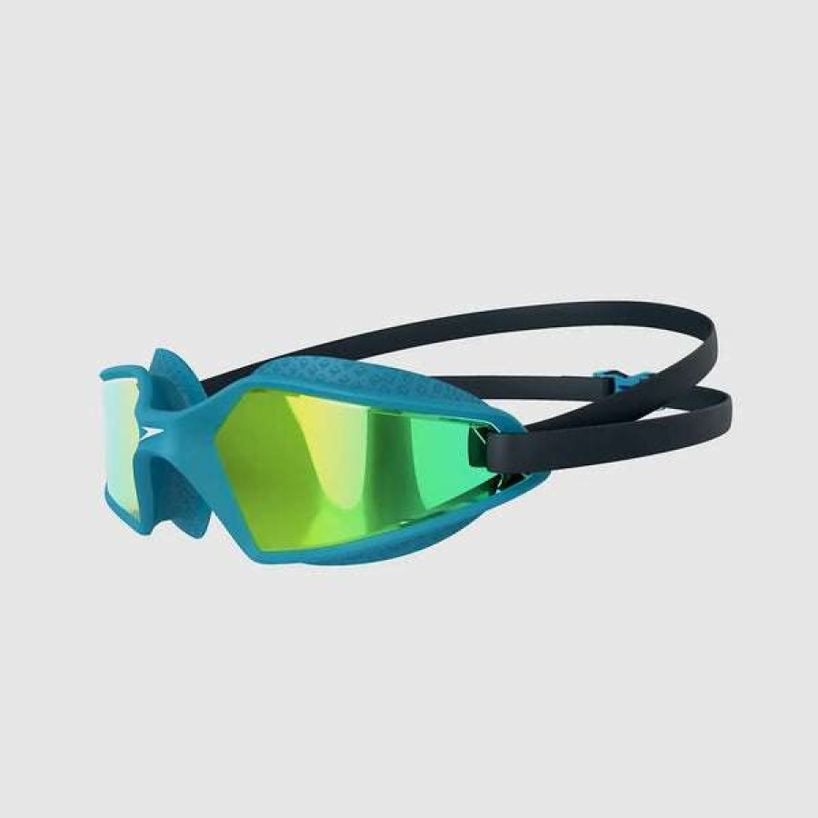 Boys Swimming Goggles * | Speedo Goggles Junior Hydropulse Mirror Navy