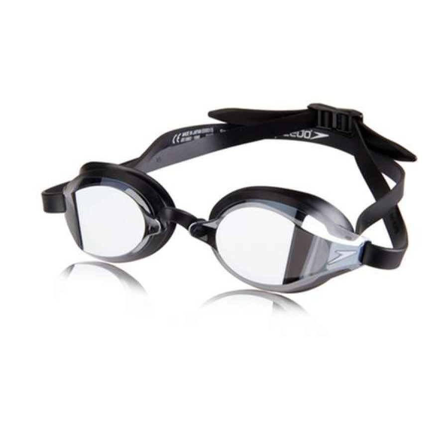 Racing Swimming Goggles * | Speedo Goggles Racing Fastskin Speedsocket 2 Mirror Black Silver