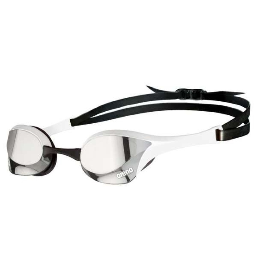 Training Goggles * | Arena Cobra Ultra Swipe Mirror White/Silver