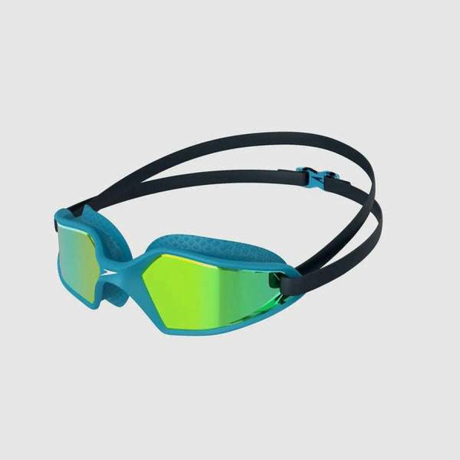 Girls Swimming Goggles * | Speedo Goggles Junior Hydropulse Mirror Navy